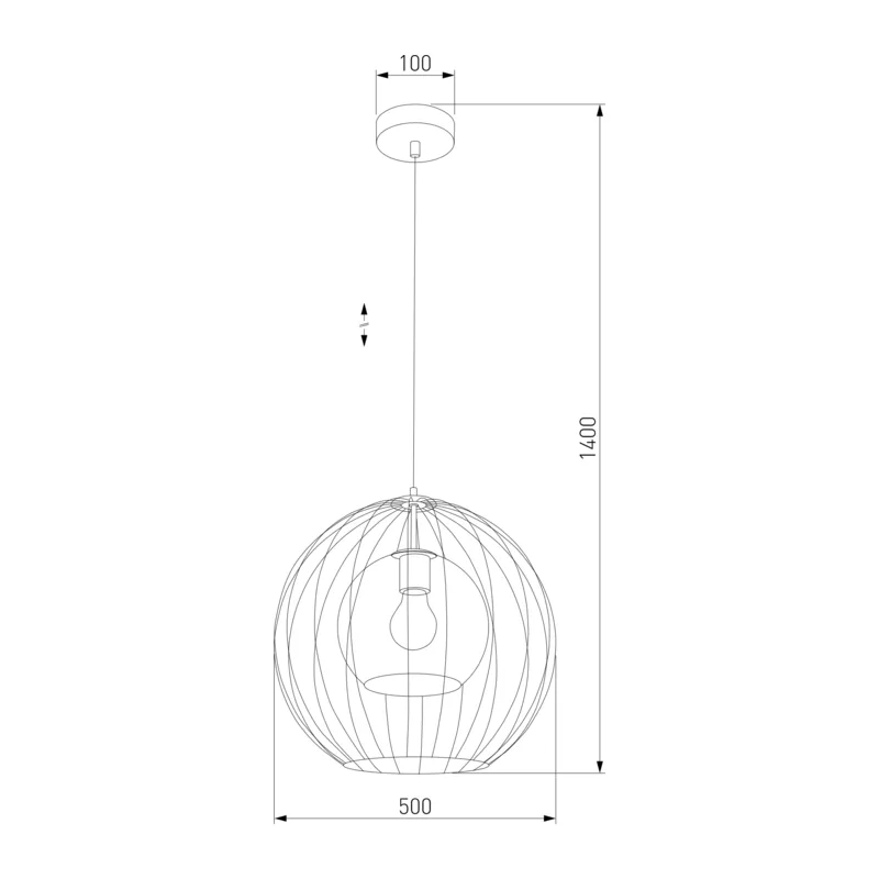 Подвесной светильник 2552 Universo TK Lighting 2