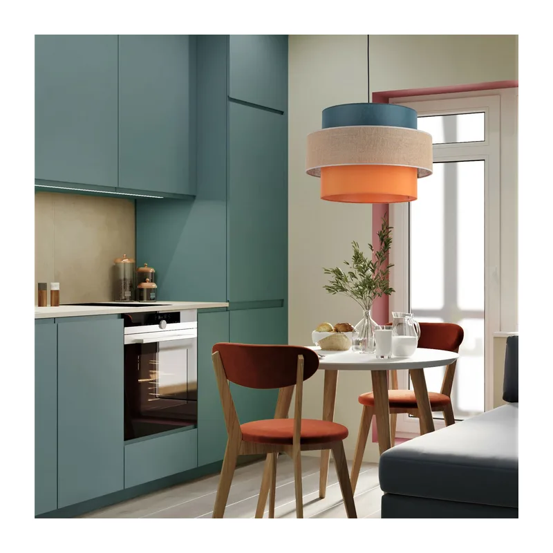 Подвесной светильник с тканевым рассеивателем 2758 Trio TK Lighting 3