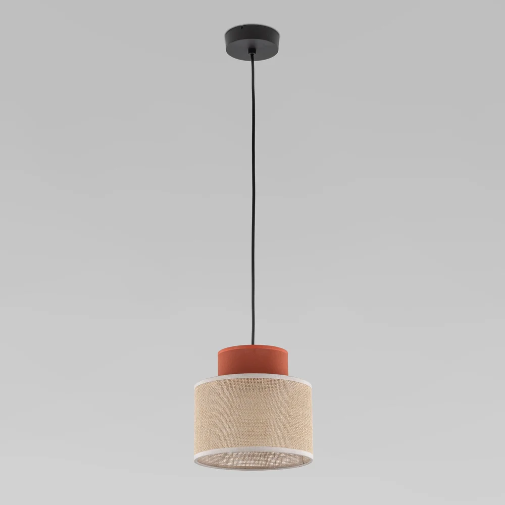 Подвесной светильник с тканевым плафоном 2785 Duo TK Lighting