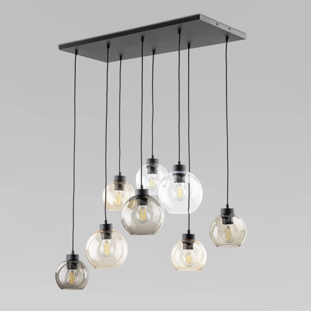 Подвесной светильник со стеклянными плафонами 2834 Cubus TK Lighting