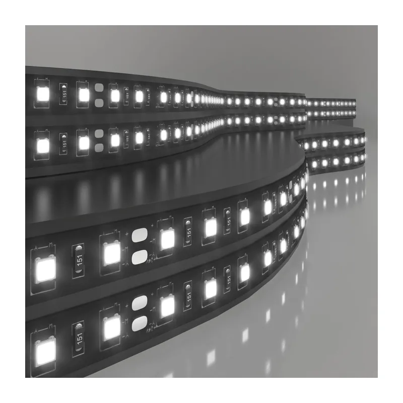 Светодиодная лента 120 Led 9,6 Вт IP20, 3300K тёплый белый, 5 м 2835 24V 120Led 9,6W IP20 Black Elektrostandard