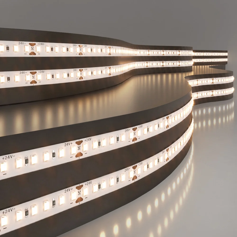Лента светодиодная 180Led 12 Вт IP20 3000K теплый белый, 5м 2835 24V 180Led 12W IP20 Elektrostandard