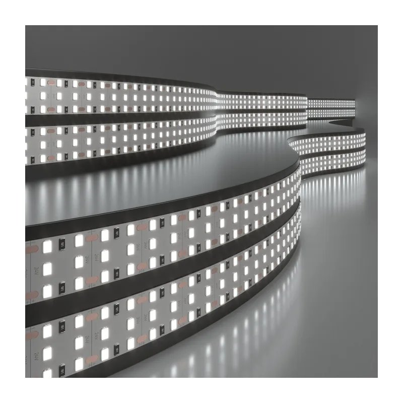 Лента светодиодная 360 LED 26 Вт IP20 трехрядная 3300К теплый белый, 5м 2835 24V 360Led 26W IP20 Elektrostandard