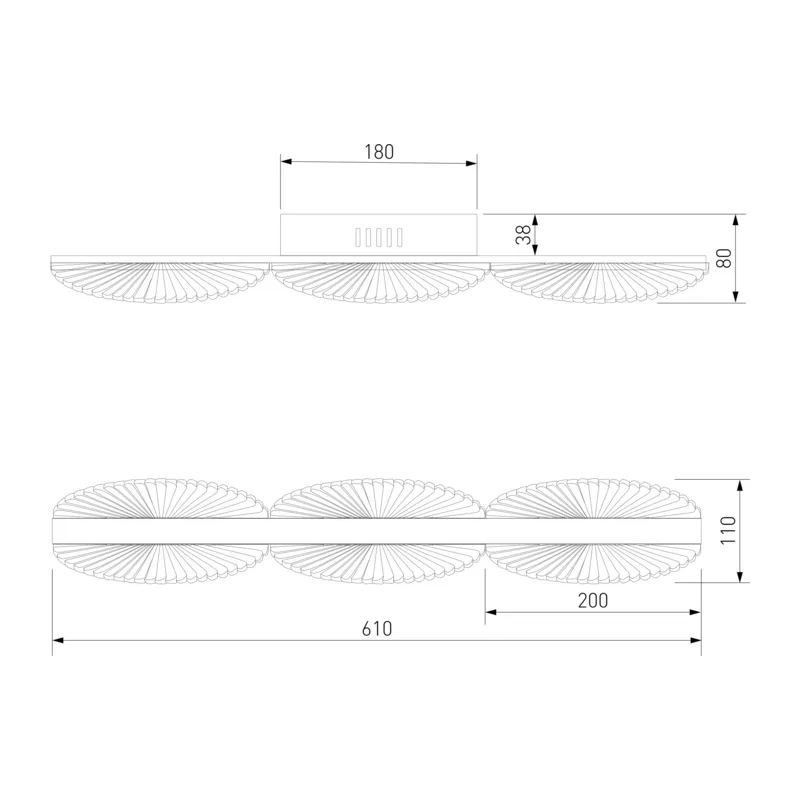 Настенный светодиодный светильник 303070 LED Eurosvet 3