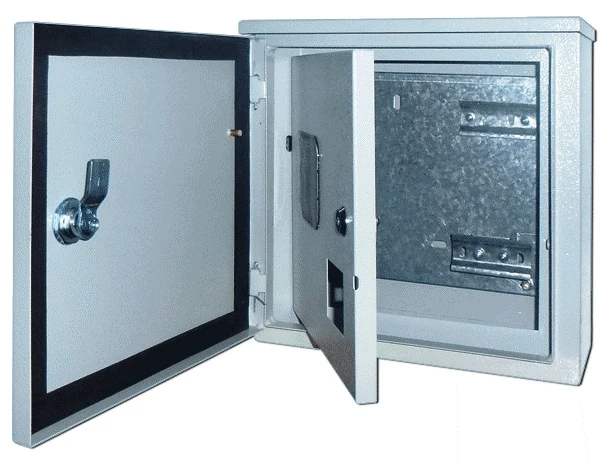 Корпус метал. двухдверный 300х310х150 1-фазн. 12 мод. IP54 ЩРУН-1/7 2