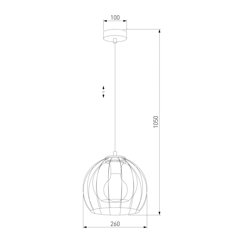 Подвесной светильник 3154 Universo TK Lighting 2