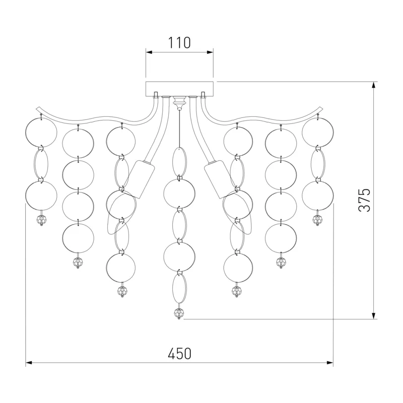 Умный потолочный светильник 334/5 Smart Bogate's 6