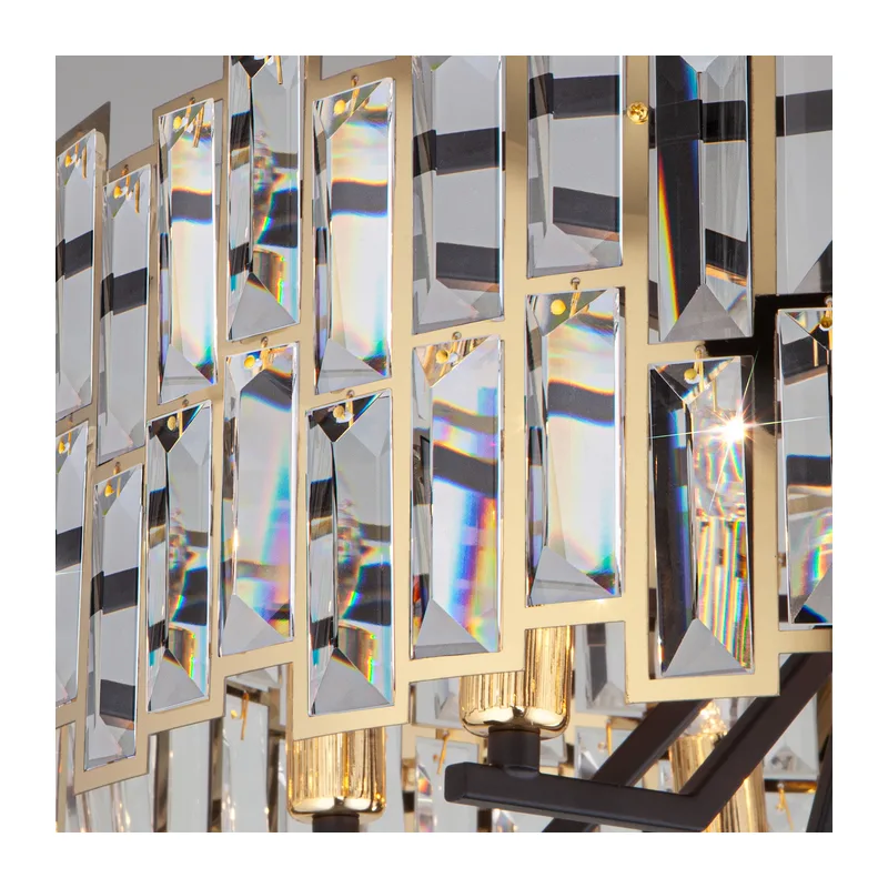 Умный потолочный светильник с хрусталем 339/5 Strotskis Smart (313/5) Bogate's 2