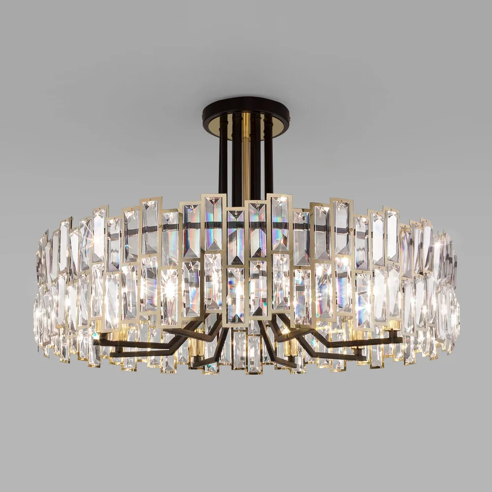 Умный потолочный светильник с хрусталем Bogate's Zolletta 339/8 Strotskis Smart (313/8) Bogate's