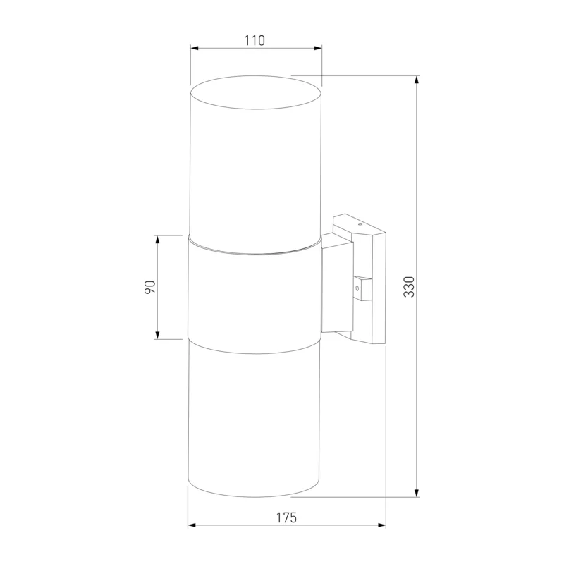 Уличный настенный светильник Roil чёрный IP54 35125/D Elektrostandard 6
