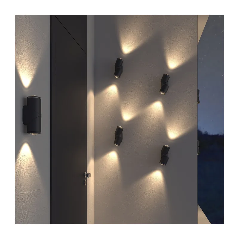 Уличный настенный поворотный светильник GIRA D LED IP54 35127/D черный Elektrostandard 4