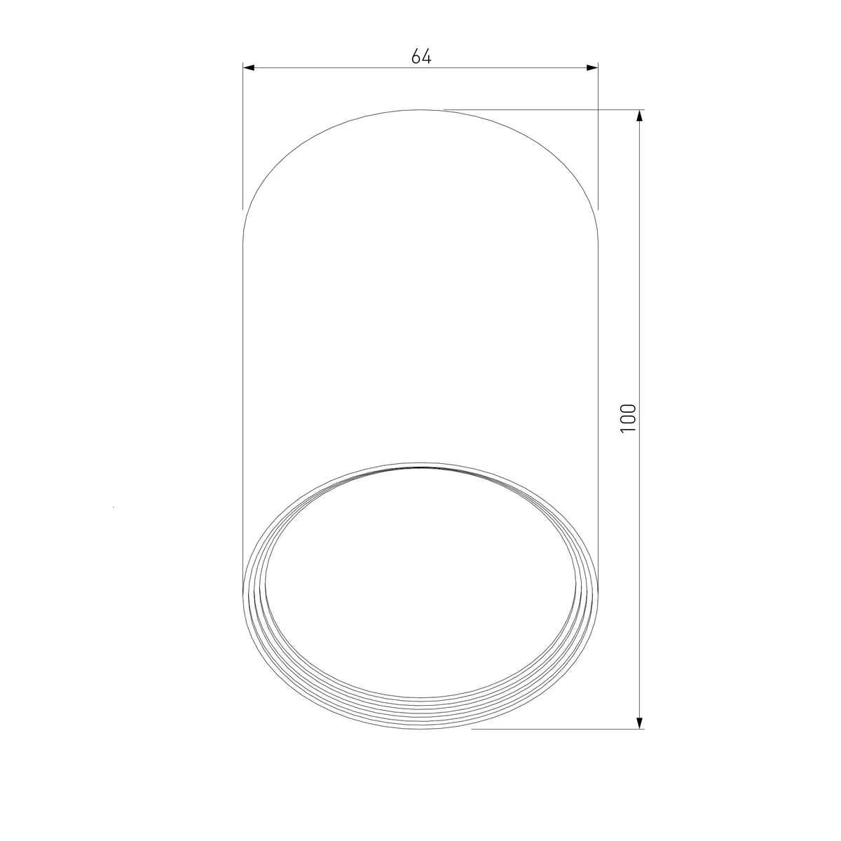 Уличный потолочный светильник Light IP65 35128/H белый Elektrostandard 3