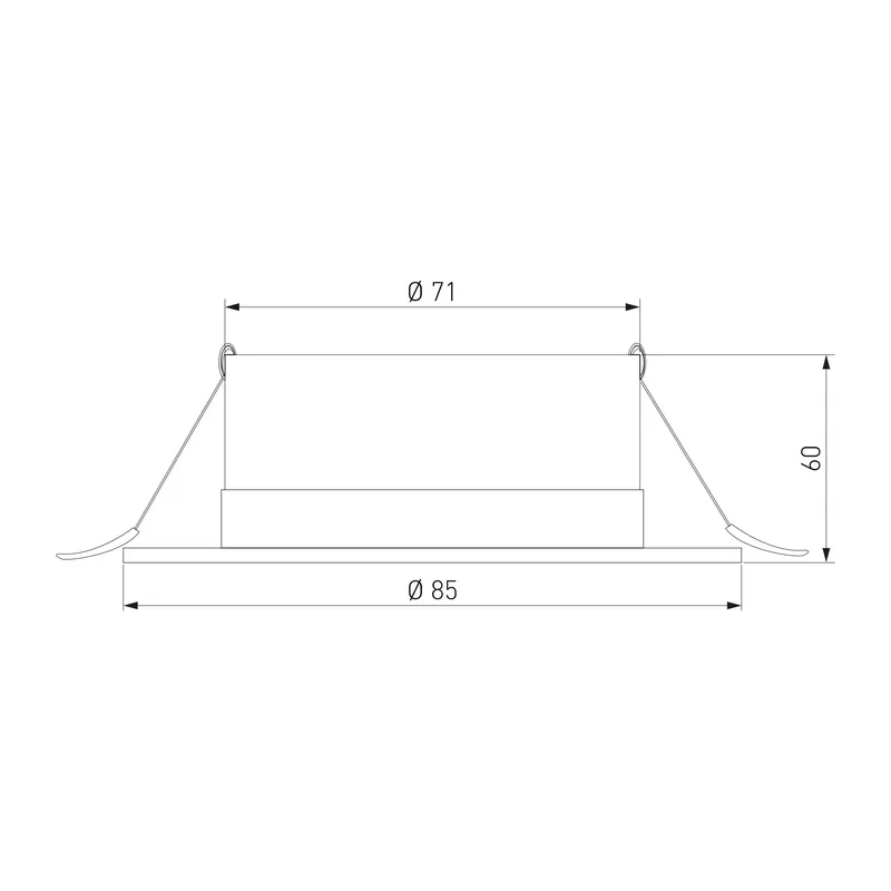 Встраиваемый точечный светильник 35128/U IP54 35128/U черный Elektrostandard 3