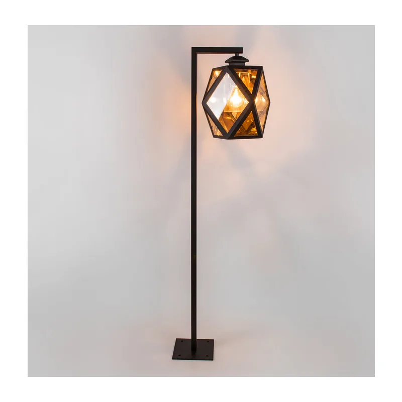 Уличный светильник на столбе Ambra F IP33 35133/F черный Elektrostandard 2