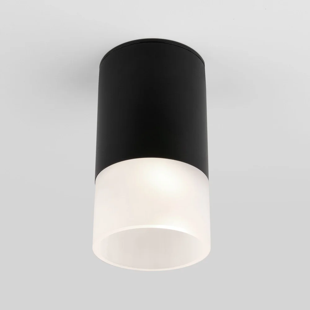 Уличный потолочный светильник Light LED 2106 IP54 35139/H черный Elektrostandard