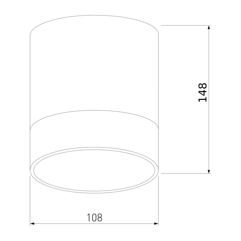 Уличный потолочный светильник Light LED 2107 IP54 35140/H белый Elektrostandard 5
