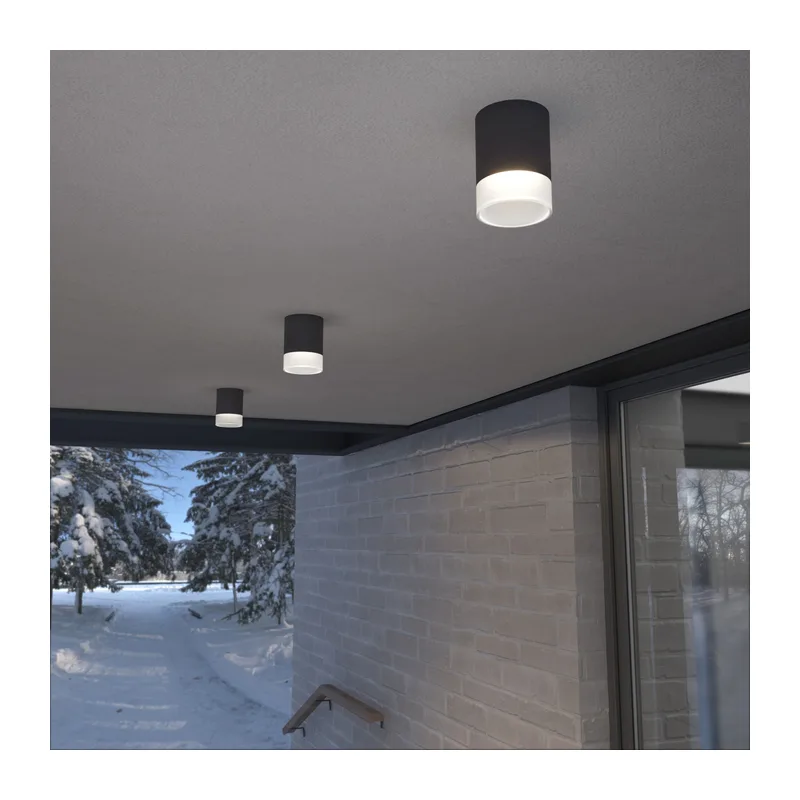 Уличный потолочный светильник Light LED 2107 IP54 35140/H черный Elektrostandard 2