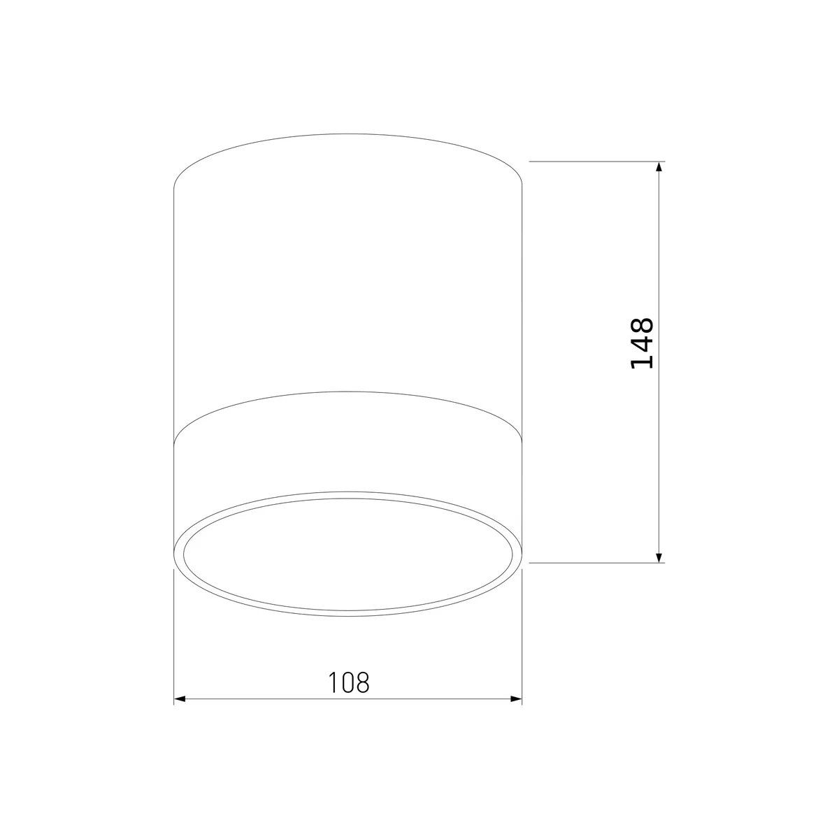 Уличный потолочный светильник Light LED 2107 IP54 35140/H белый Elektrostandard 5