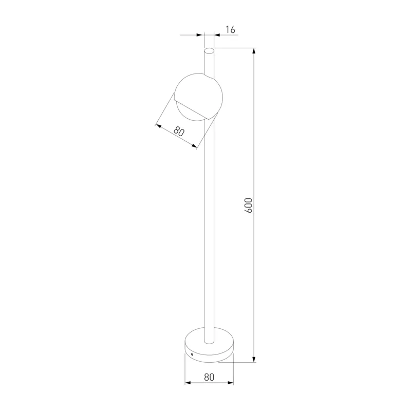 Ландшафтный светодиодный светильник Ball 35143/F Elektrostandard 7