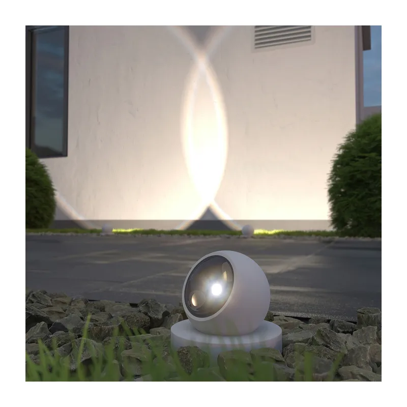 Уличный светодиодный светильник Ball белый IP65 35143/S Elektrostandard 2
