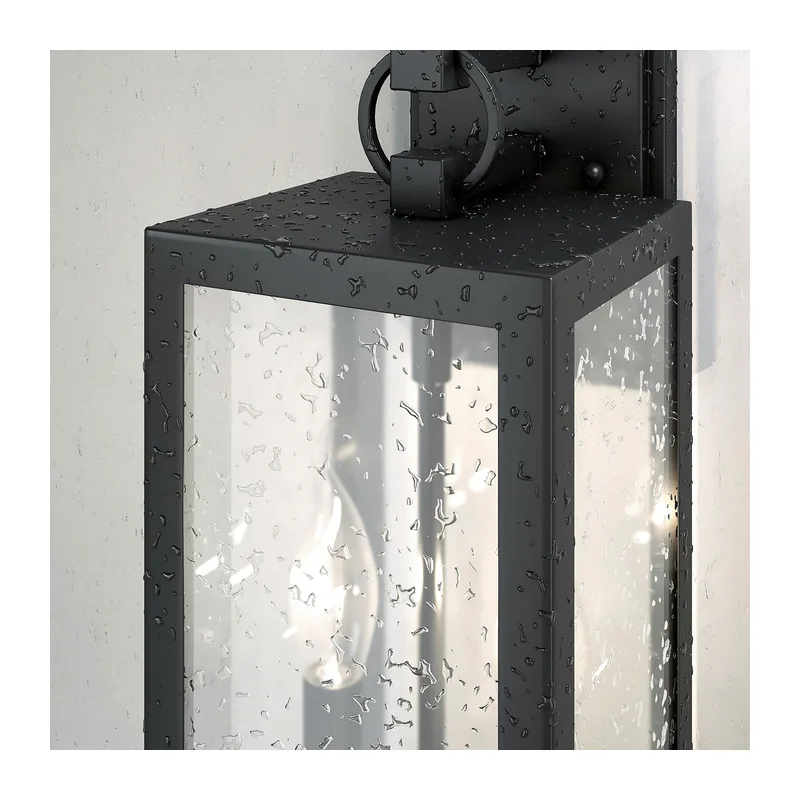 Уличный настенный светильник Candle D 35150/D черный Elektrostandard 3