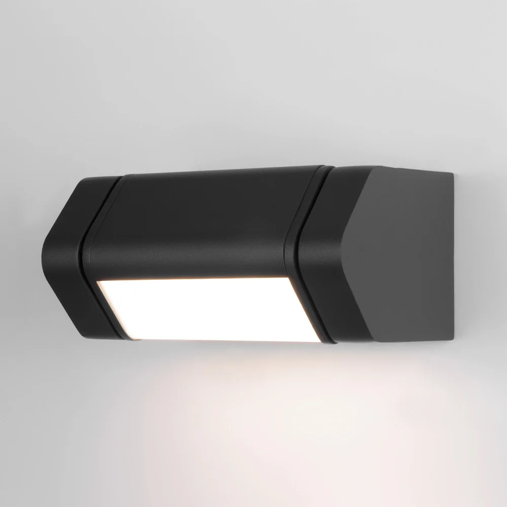 Уличный настенный поворотный светильник DORS 35163/D черный Elektrostandard