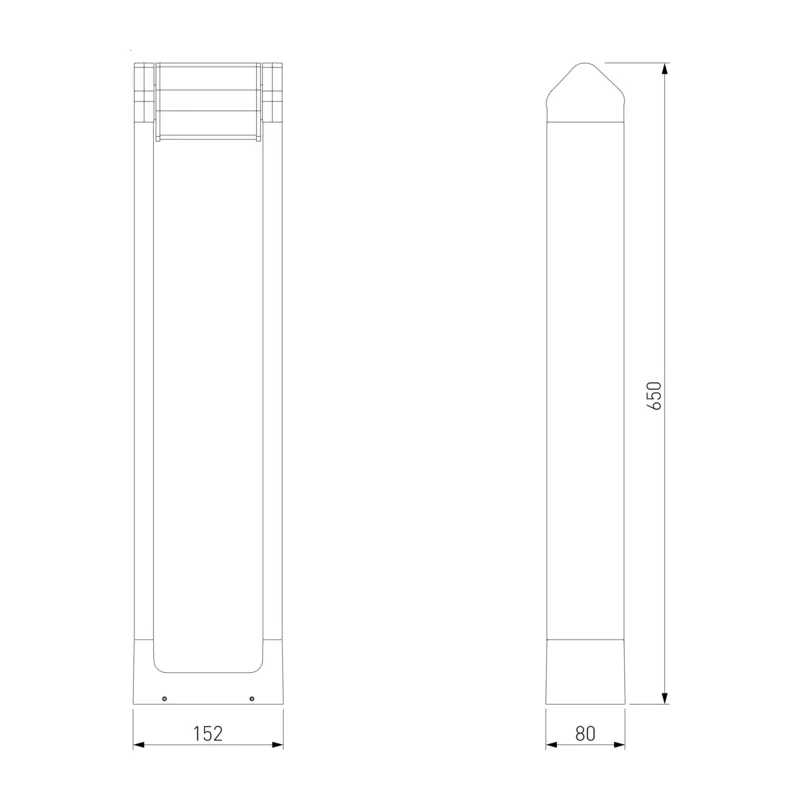 Уличный ландшафтный поворотный светильник DORS 35163/F Elektrostandard 5