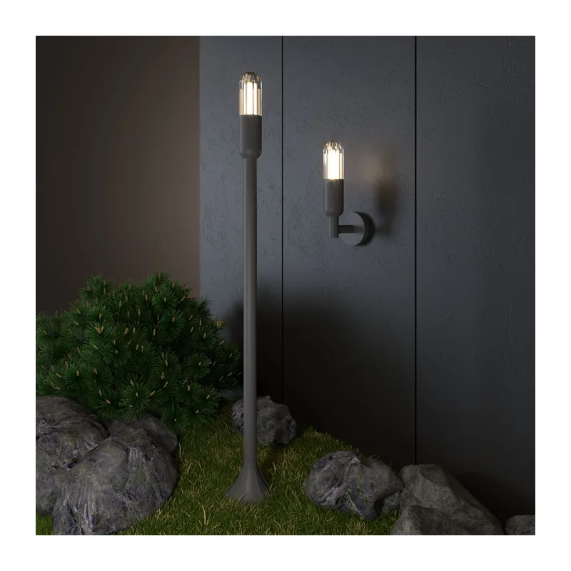 Уличный настенный светильник ISIDA 35165/U серый Elektrostandard 2