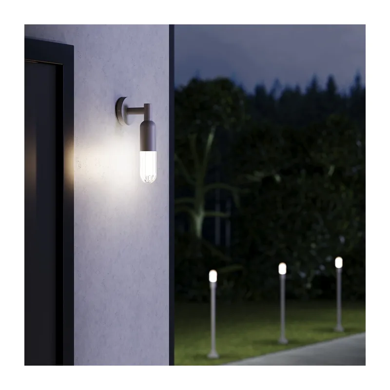 Уличный настенный светильник ISIDA 35165/U серый Elektrostandard 3