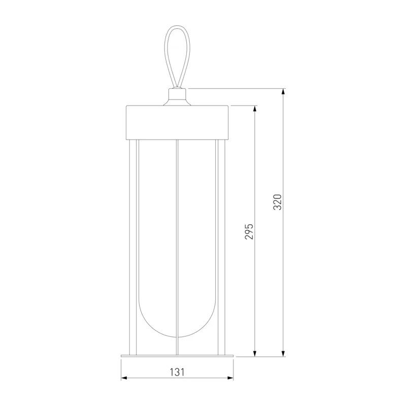 Переносной уличный светильник светодиодный Ritz черный 35183/S черный Elektrostandard 5