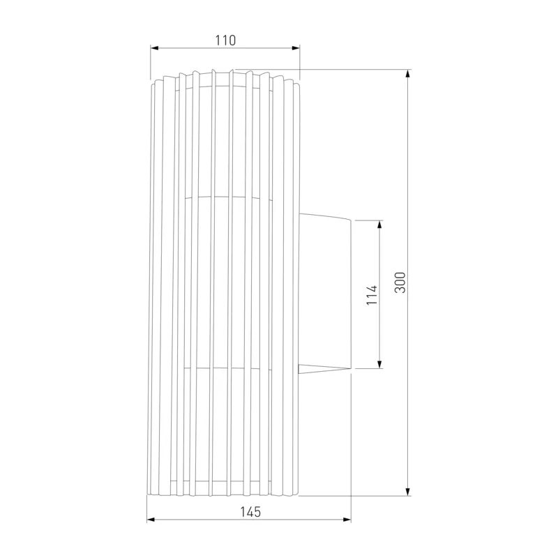 Уличный настенный светильник Entero (35189/W) 3000K черный 35189/W черный Elektrostandard 5
