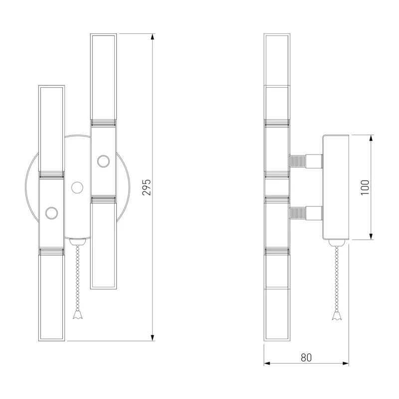 Настенный светильник 351/4 (570/4) Bogate's 4
