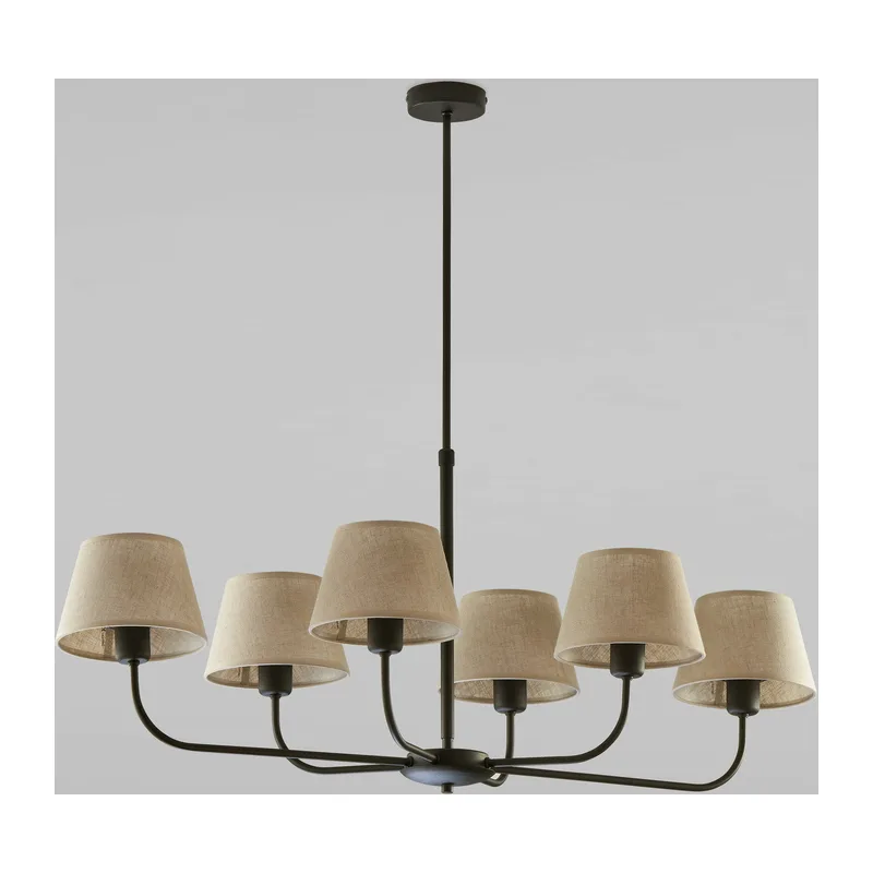 Подвесная люстра с тканевыми абажурами 3999 Chicago TK Lighting