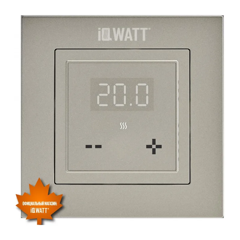 Электронный термостат IQ THERMOSTAT D шампань