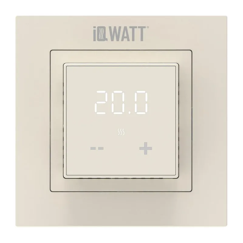 Электронный термостат IQ THERMOSTAT D слоновая кость