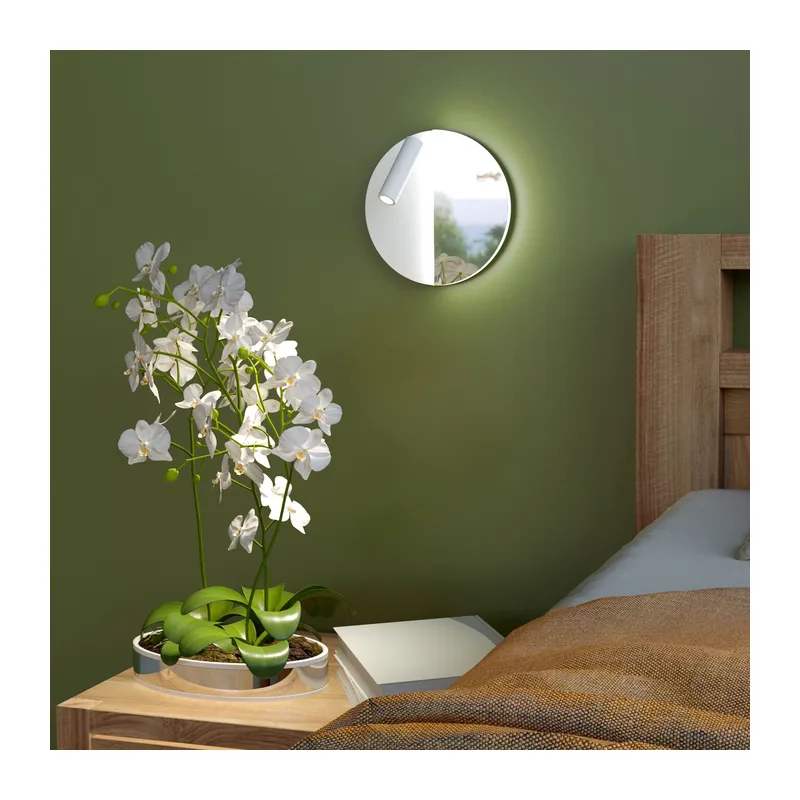 Настенный светодиодный светильник Drom LED 40105/LED белый/хром Elektrostandard 6