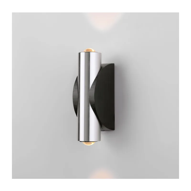 Настенный светодиодный светильник Steel LED черный/сталь 40109/LED чёрный/сталь Elektrostandard