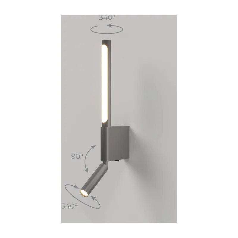 Настенный светодиодный светильник Sarca LED 40111/LED черный Elektrostandard 5