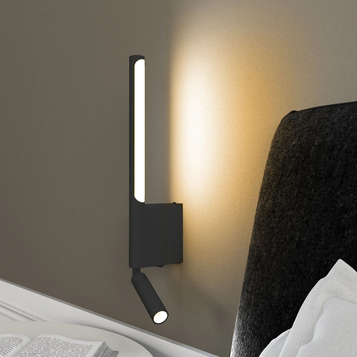 Настенный светодиодный светильник Sarca LED 40111/LED черный Elektrostandard 5