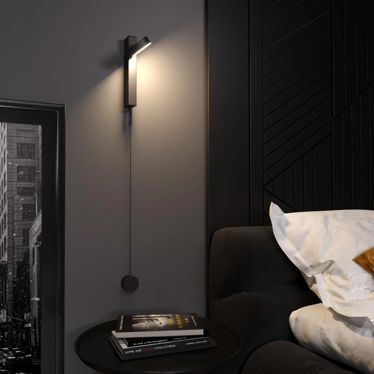 Настенный светодиодный светильник Orco LED 40112/LED черный Elektrostandard 5