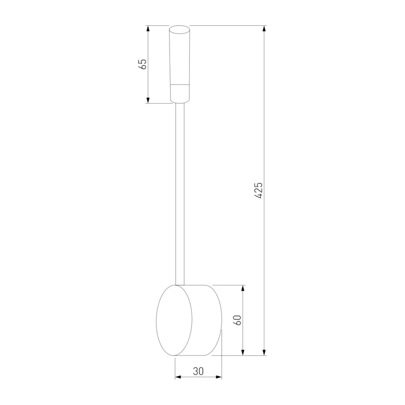 Светильник настенный светодиодный BARD 40117/LED черный Elektrostandard 6