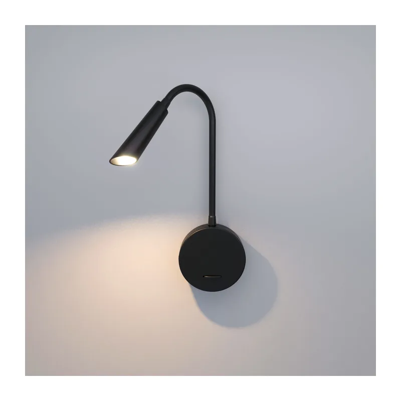 Светильник настенный светодиодный Stem 40120/LED черный Elektrostandard