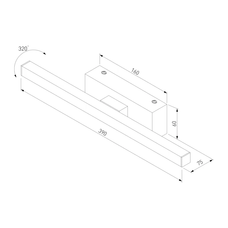 Настенный светодиодный светильник Rino 40121/LED белый Elektrostandard 4