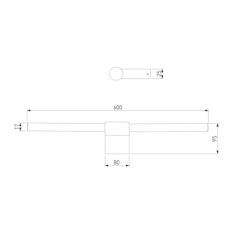 Светильник настенный поворотный светодиодный Luar 600 белый 4000К 40125/LED Elektrostandard 6