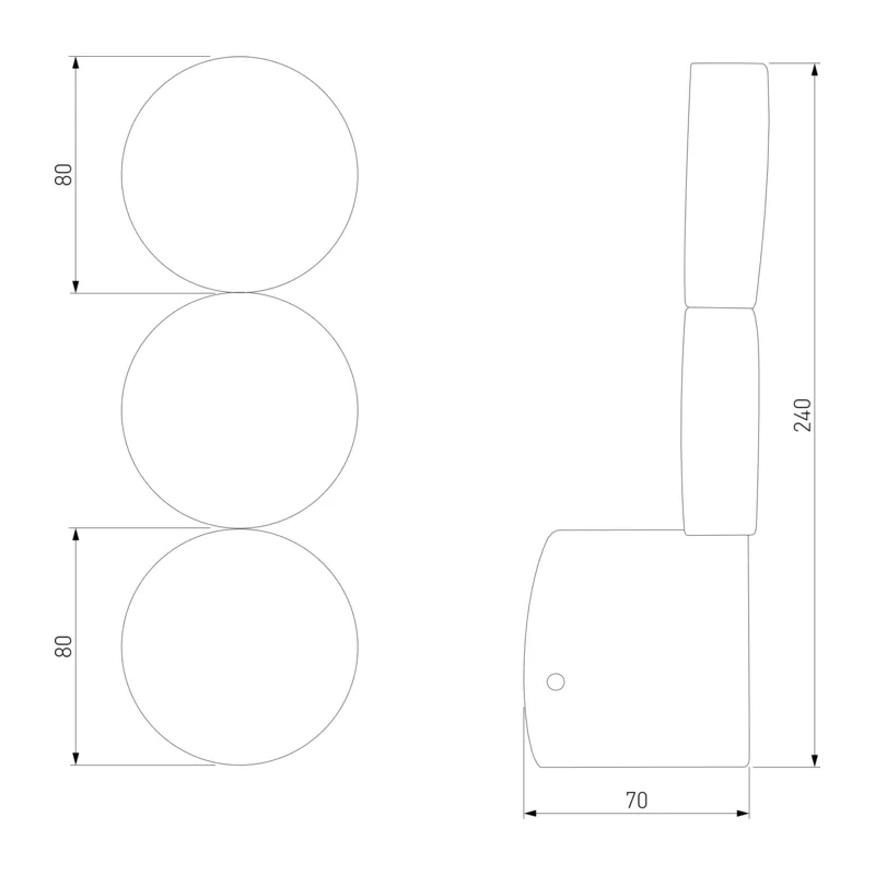 Настенный светодиодный светильник 40130/LED черный Elektrostandard 2