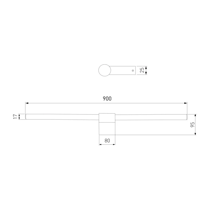 Светильник настенный поворотный светодиодный Luar 900 белый 3000K 40153/LED Elektrostandard 6