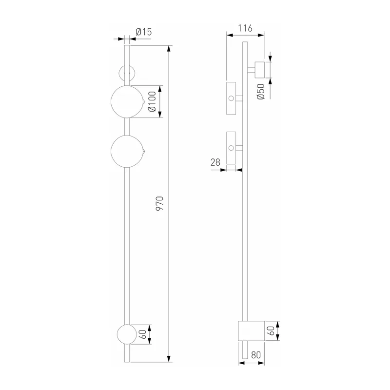 Cветильник настенный светодиодный Illume черный 3000K 40154/LED Elektrostandard 7