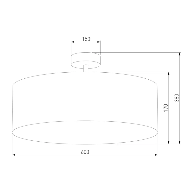 Потолочный светильник 4242 Rondo White TK Lighting 2