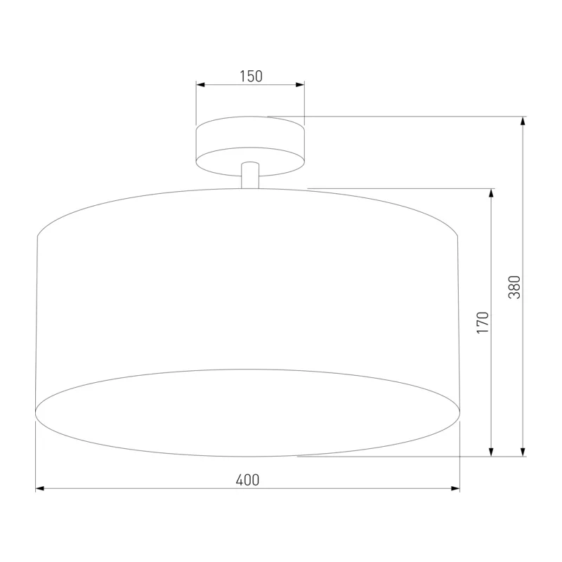Потолочный светильник 4243 Rondo White TK Lighting 2
