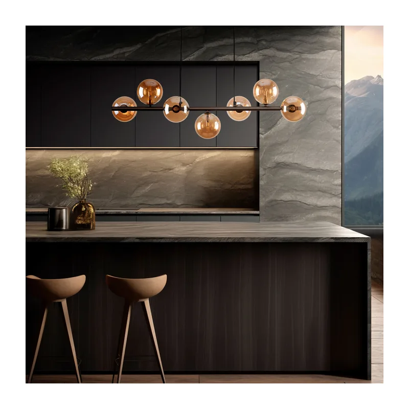 Подвесной светильник со стеклянными плафонами 4506 Estera TK Lighting 3